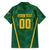 Custom South Africa Cricket Family Matching Short Sleeve Bodycon Dress and Hawaiian Shirt SA Protea Woza Nawe