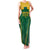 Custom South Africa Cricket Family Matching Tank Maxi Dress and Hawaiian Shirt SA Protea Woza Nawe
