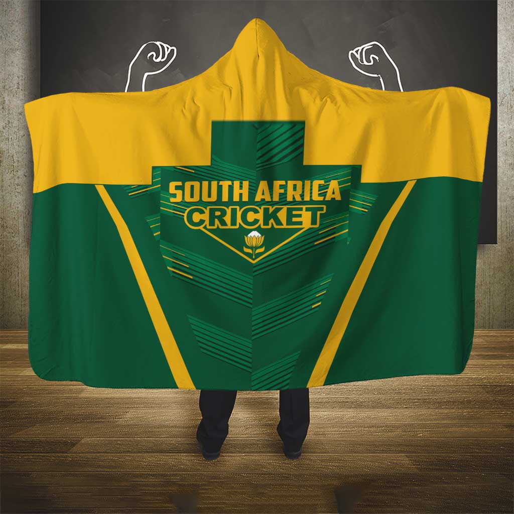 South Africa Cricket Hooded Blanket SA Protea Woza Nawe