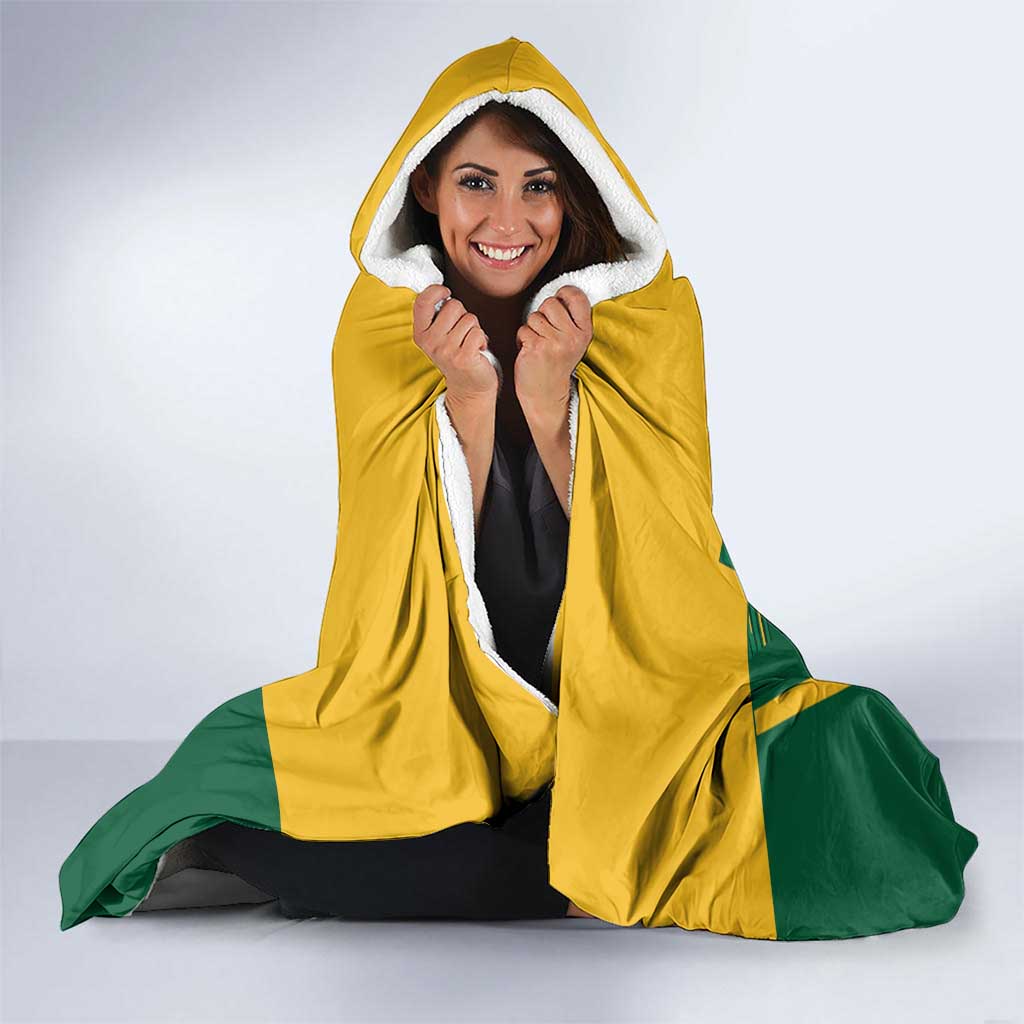 South Africa Cricket Hooded Blanket SA Protea Woza Nawe
