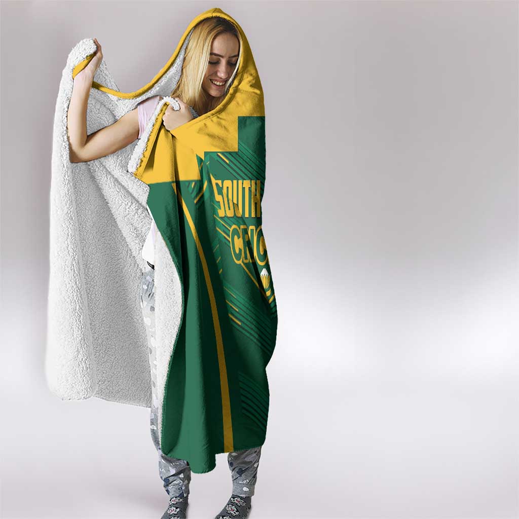 South Africa Cricket Hooded Blanket SA Protea Woza Nawe