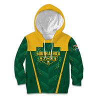 Custom South Africa Cricket Kid Hoodie SA Protea Woza Nawe