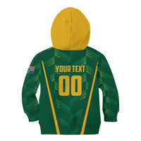 Custom South Africa Cricket Kid Hoodie SA Protea Woza Nawe