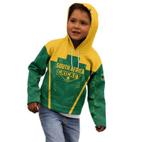 Custom South Africa Cricket Kid Hoodie SA Protea Woza Nawe
