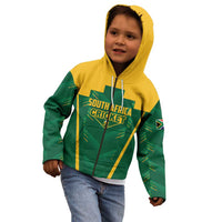 Custom South Africa Cricket Kid Hoodie SA Protea Woza Nawe