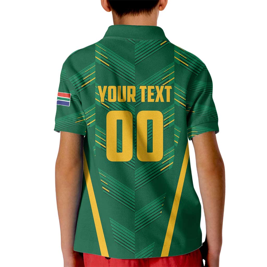 Custom South Africa Cricket Kid Polo Shirt SA Protea Woza Nawe