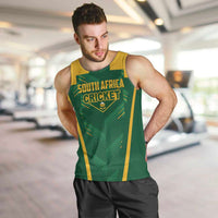 Custom South Africa Cricket Men Tank Top SA Protea Woza Nawe