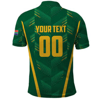 Custom South Africa Cricket Polo Shirt SA Protea Woza Nawe