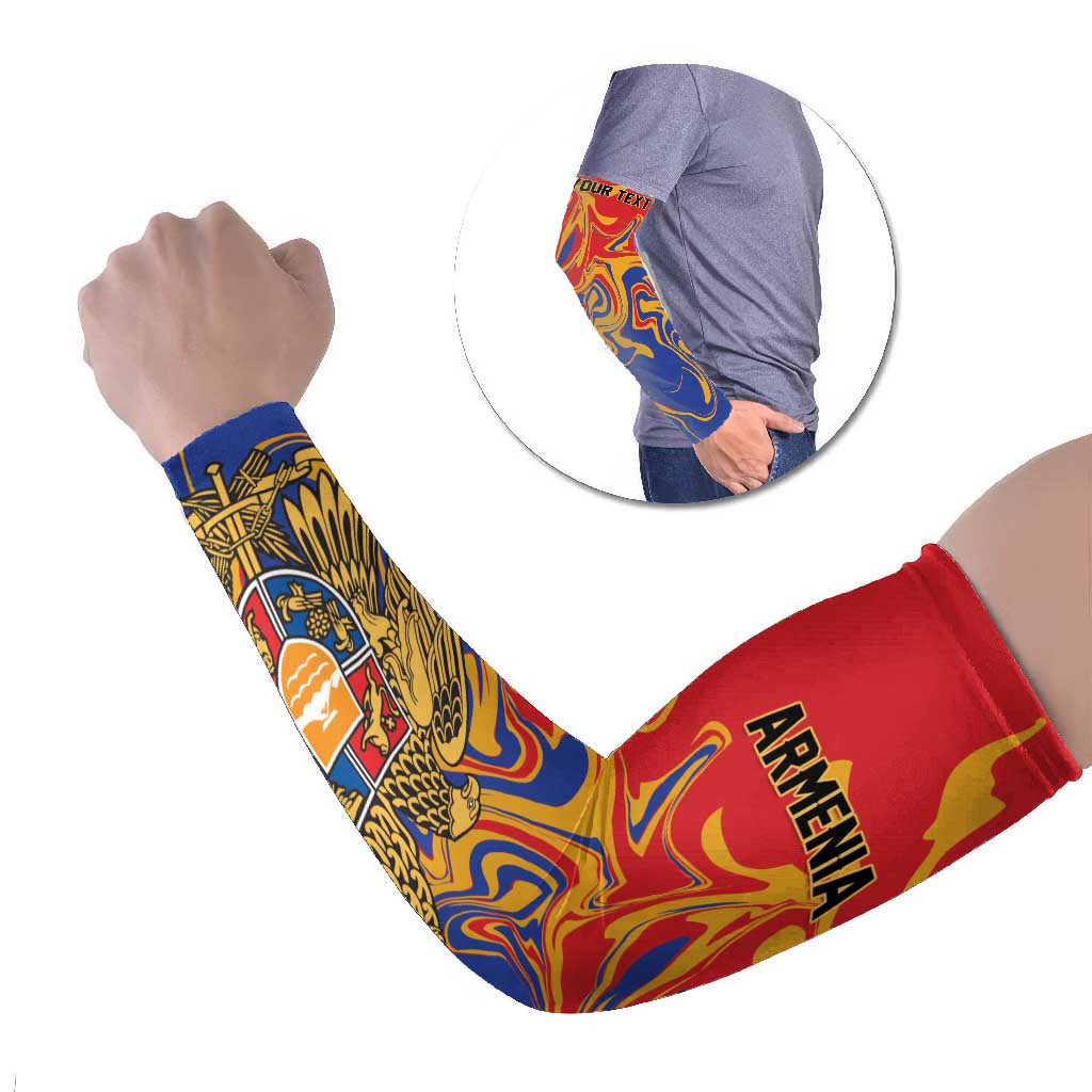 Personalized Republic of Armenia Arm Sleeves Hayastani Hanrapetut'yun