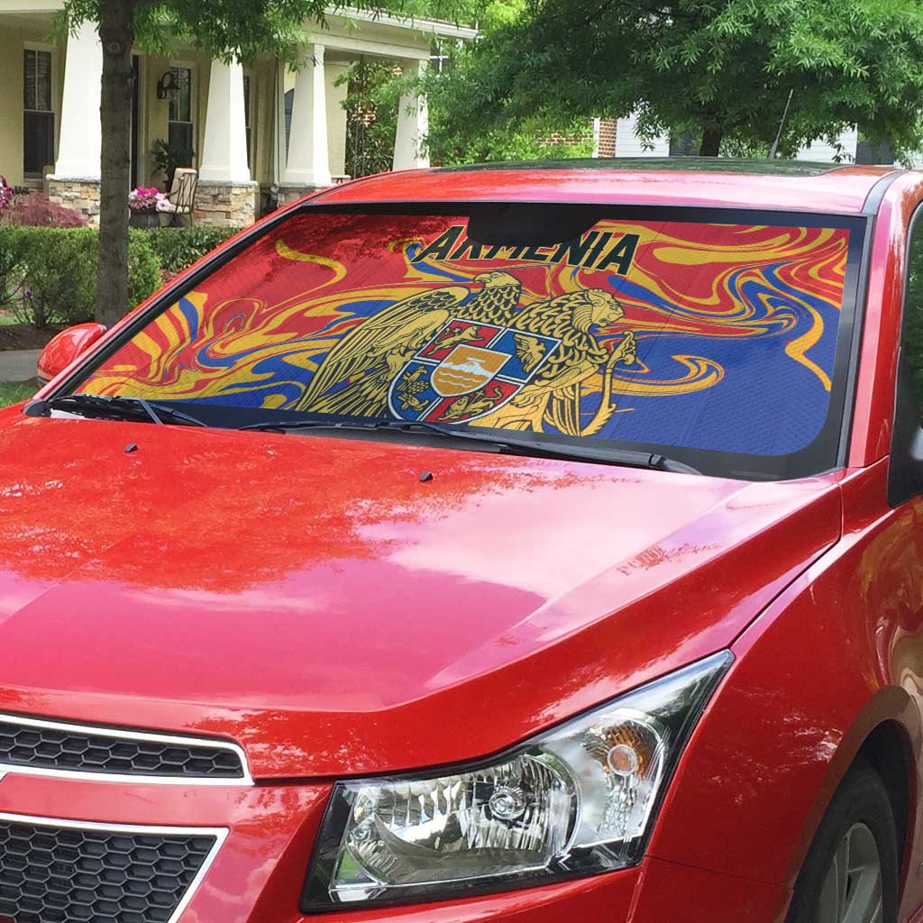 Republic of Armenia Auto Sun Shade Hayastani Hanrapetut'yun