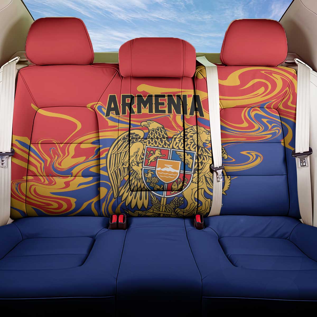 Republic of Armenia Back Car Seat Cover Hayastani Hanrapetut'yun