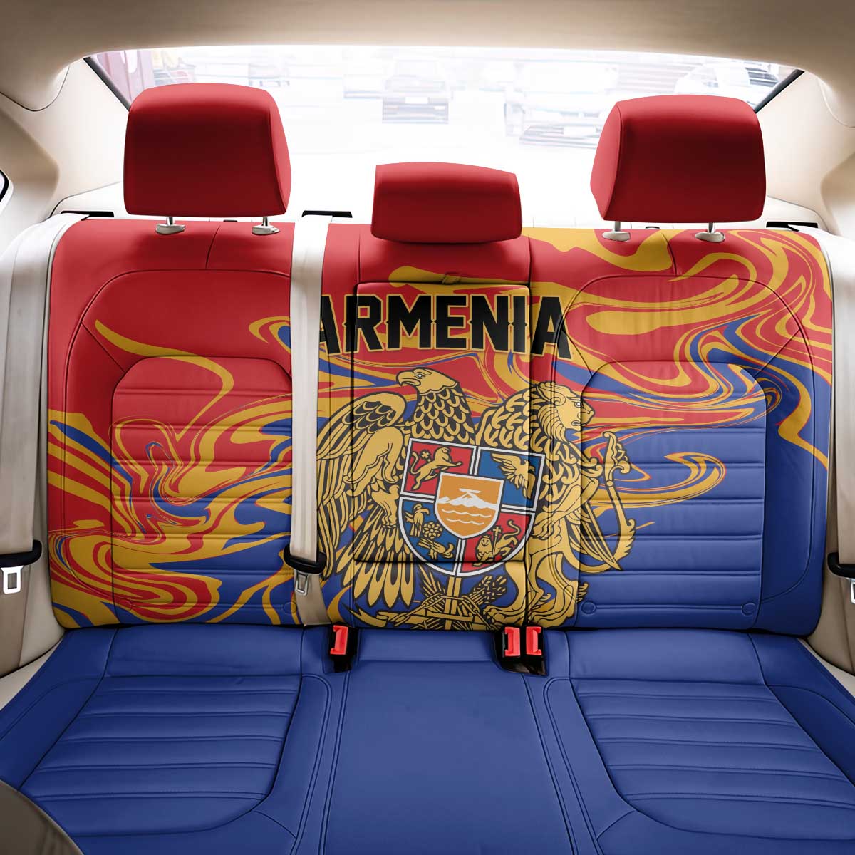 Republic of Armenia Back Car Seat Cover Hayastani Hanrapetut'yun
