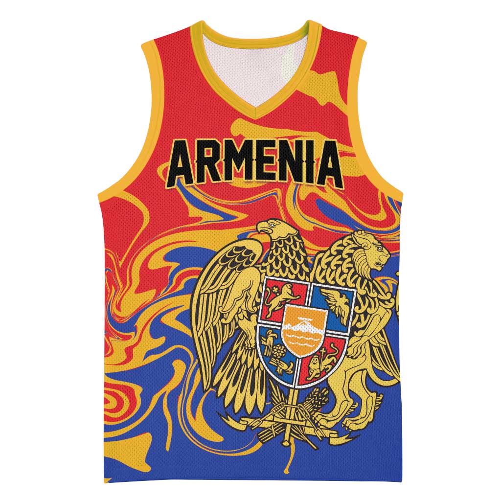 Personalized Republic of Armenia Basketball Jersey Hayastani Hanrapetut'yun