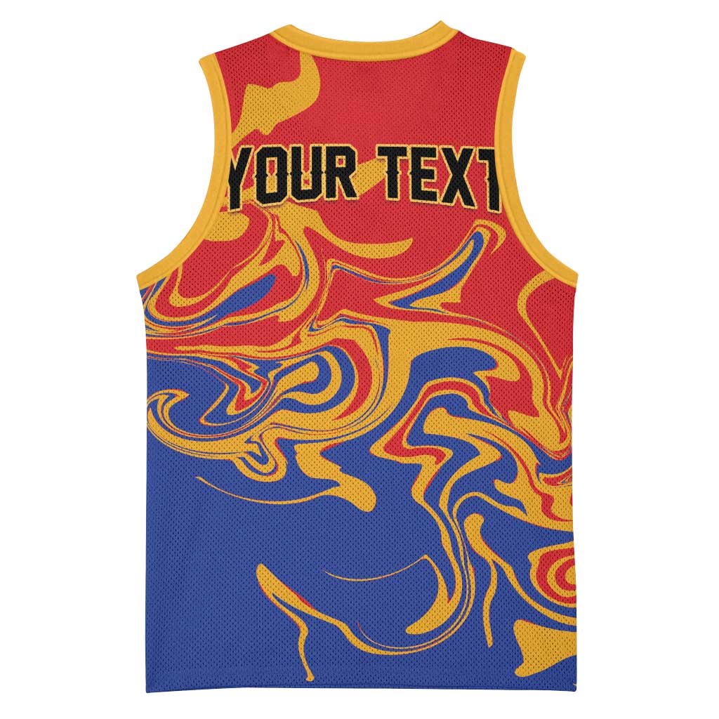 Personalized Republic of Armenia Basketball Jersey Hayastani Hanrapetut'yun