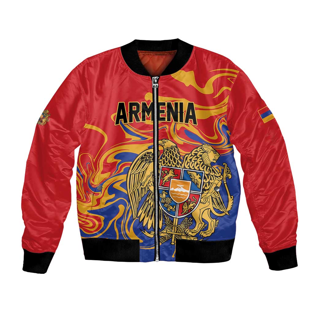 Personalized Republic of Armenia Bomber Jacket Hayastani Hanrapetut'yun