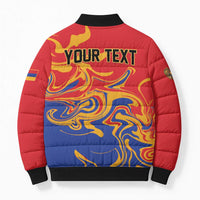 Personalized Republic of Armenia Bomber Puffer Jacket Hayastani Hanrapetut'yun
