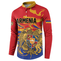Personalized Republic of Armenia Button Sweatshirt Hayastani Hanrapetut'yun