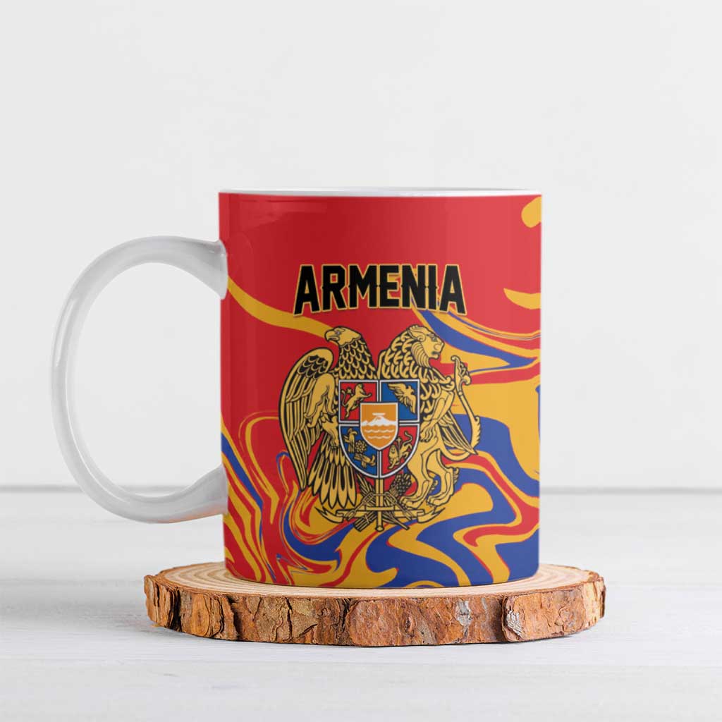 Personalized Republic of Armenia Ceramic Mug Hayastani Hanrapetut'yun