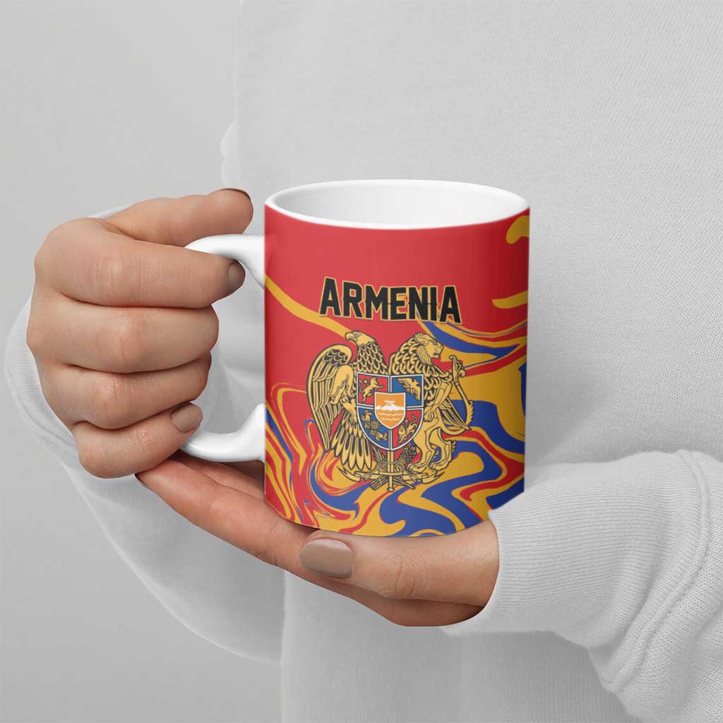 Personalized Republic of Armenia Ceramic Mug Hayastani Hanrapetut'yun