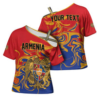Personalized Republic of Armenia Cross Shoulder Shirt Hayastani Hanrapetut'yun