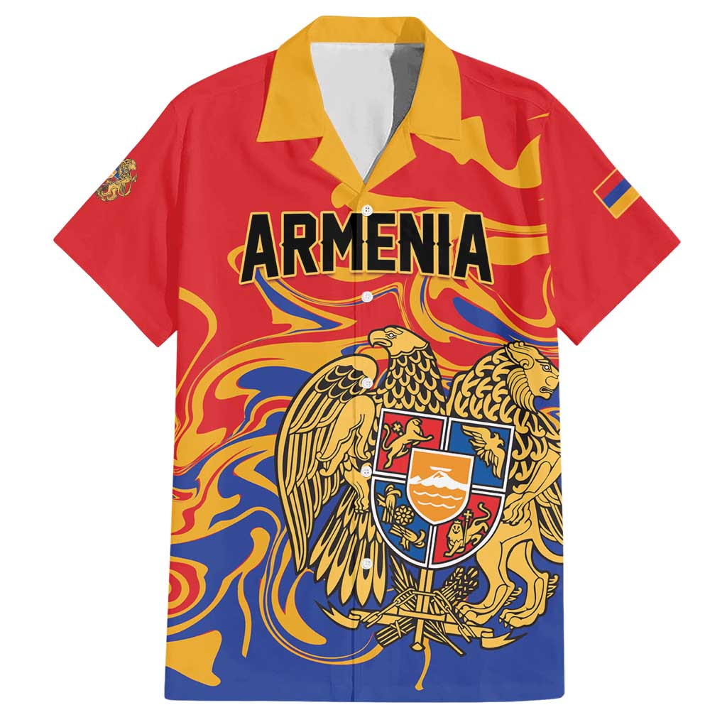Personalized Republic of Armenia Hawaiian Shirt Hayastani Hanrapetut'yun