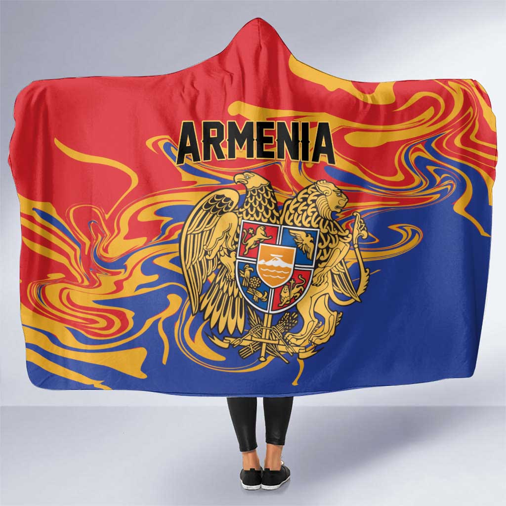 Republic of Armenia Hooded Blanket Hayastani Hanrapetut'yun