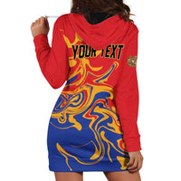 Personalized Republic of Armenia Hoodie Dress Hayastani Hanrapetut'yun
