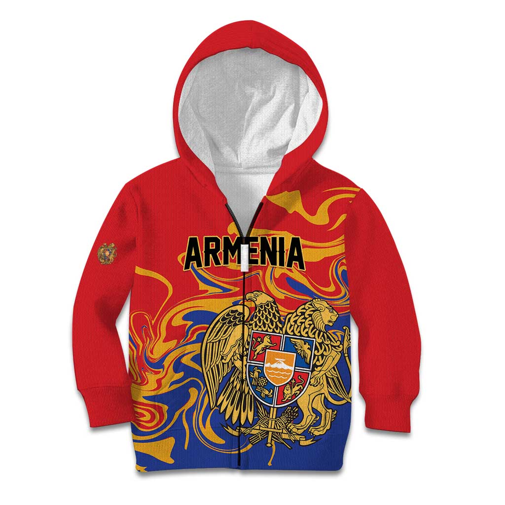 Personalized Republic of Armenia Kid Hoodie Hayastani Hanrapetut'yun