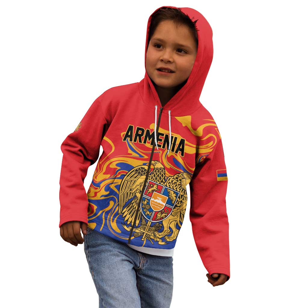 Personalized Republic of Armenia Kid Hoodie Hayastani Hanrapetut'yun