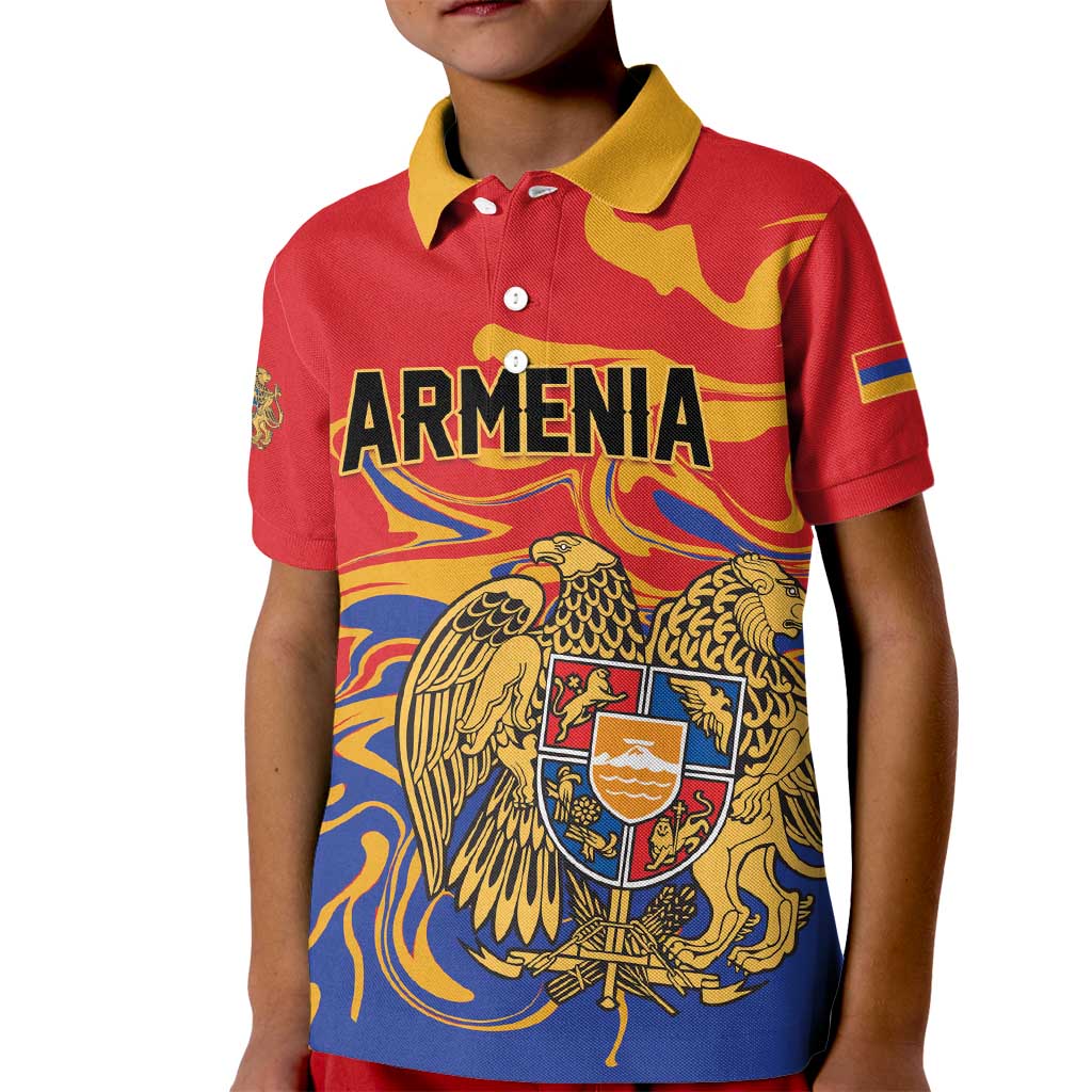 Personalized Republic of Armenia Kid Polo Shirt Hayastani Hanrapetut'yun