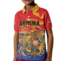 Personalized Republic of Armenia Kid Polo Shirt Hayastani Hanrapetut'yun