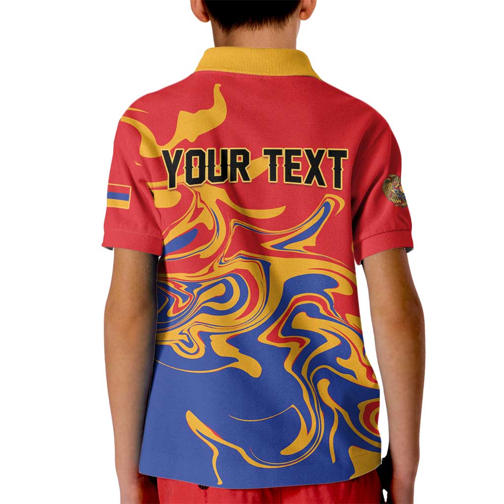 Personalized Republic of Armenia Kid Polo Shirt Hayastani Hanrapetut'yun