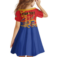 Personalized Republic of Armenia Kid Short Sleeve Dress Hayastani Hanrapetut'yun