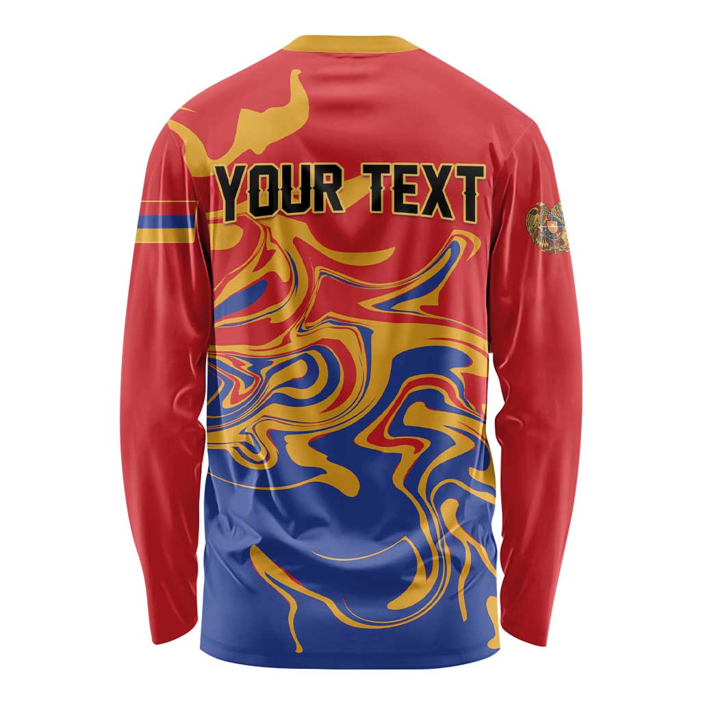 Personalized Republic of Armenia Long Sleeve Shirt Hayastani Hanrapetut'yun