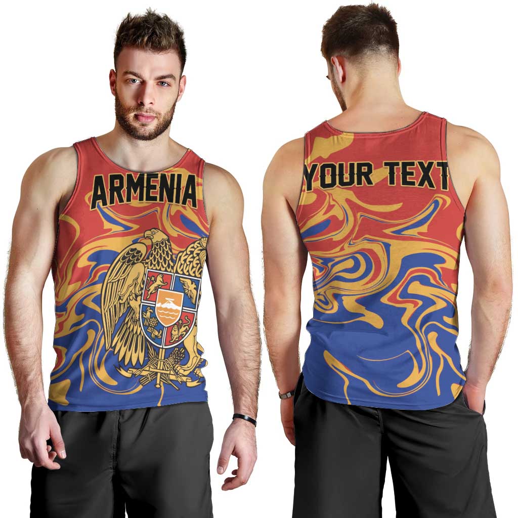 Personalized Republic of Armenia Men Tank Top Hayastani Hanrapetut'yun
