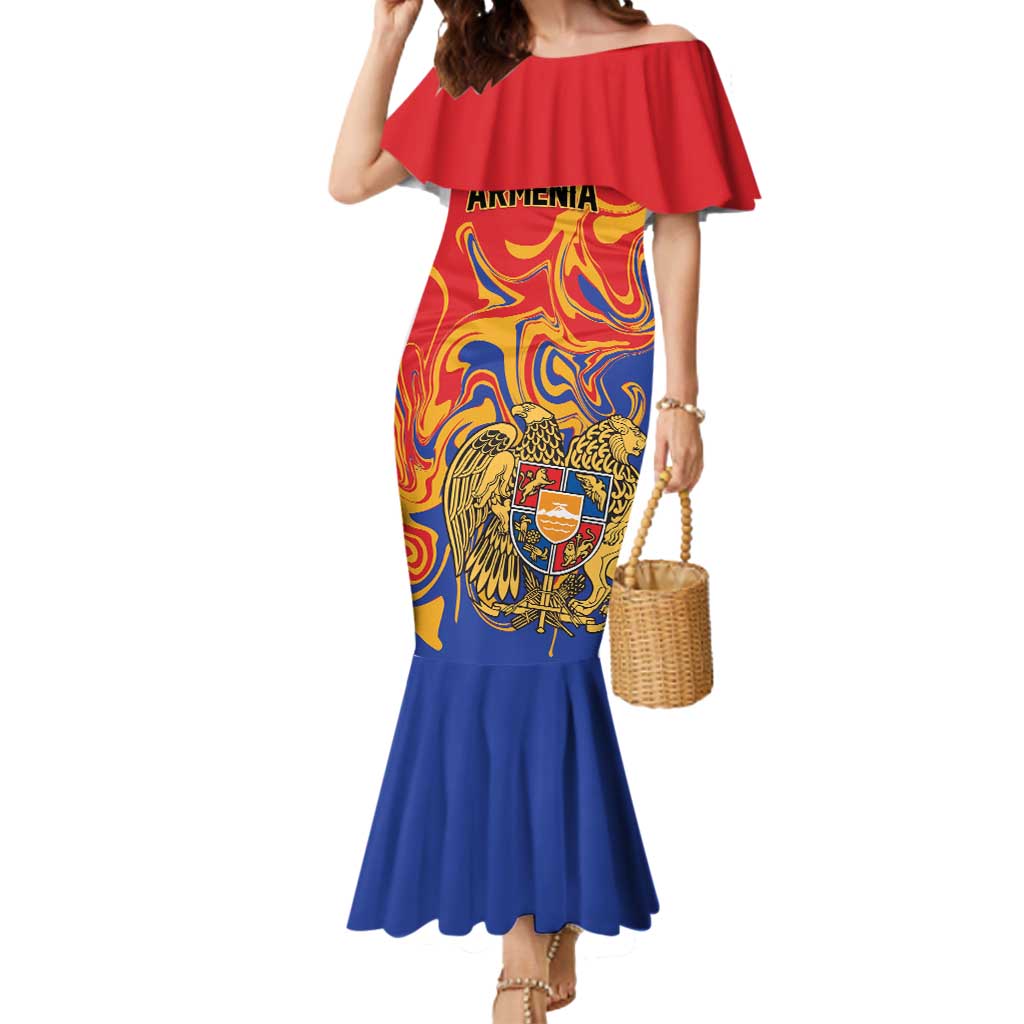 Personalized Republic of Armenia Mermaid Dress Hayastani Hanrapetut'yun