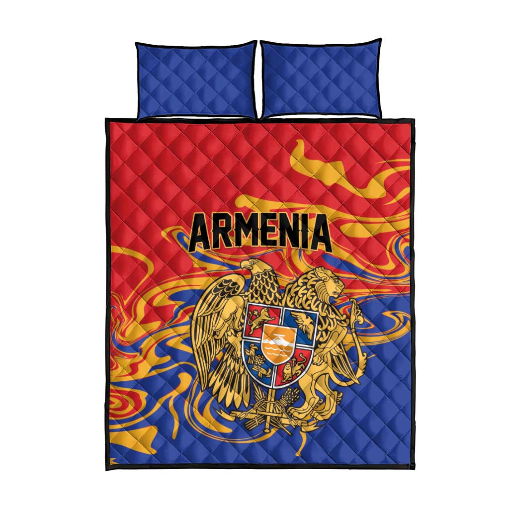 Republic of Armenia Quilt Bed Set Hayastani Hanrapetut'yun