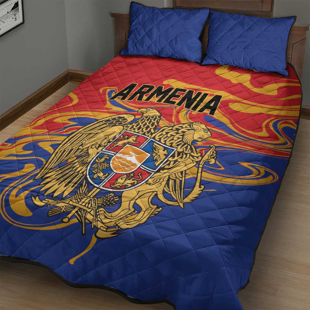 Republic of Armenia Quilt Bed Set Hayastani Hanrapetut'yun