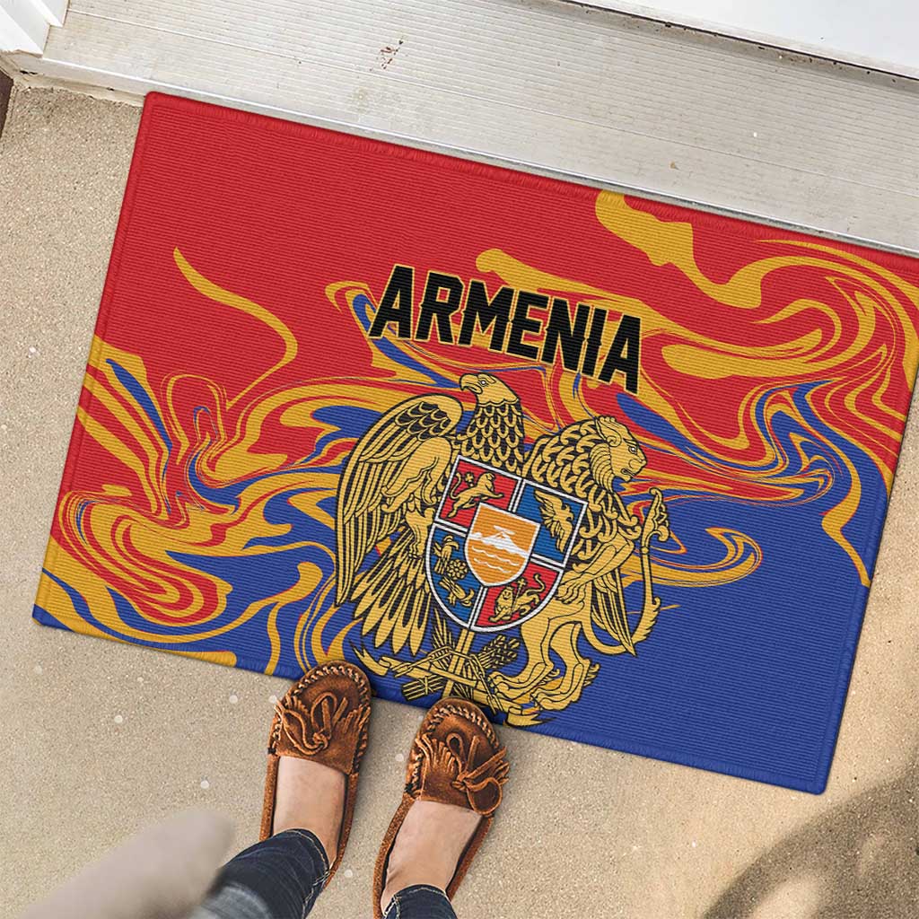 Republic of Armenia Rubber Doormat Hayastani Hanrapetut'yun