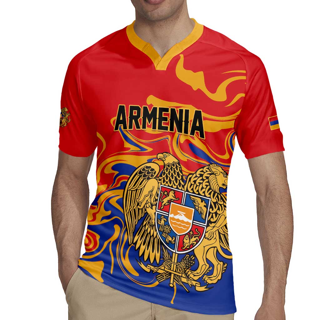 Personalized Republic of Armenia Rugby Jersey Hayastani Hanrapetut'yun