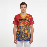 Personalized Republic of Armenia Scrub Top Hayastani Hanrapetut'yun