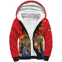 Personalized Republic of Armenia Sherpa Hoodie Hayastani Hanrapetut'yun