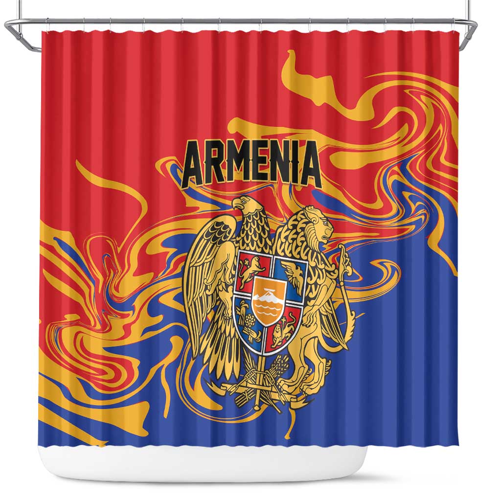 Republic of Armenia Shower Curtain Hayastani Hanrapetut'yun
