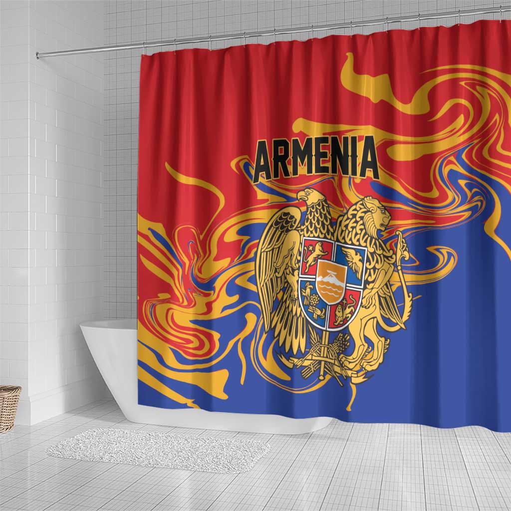 Republic of Armenia Shower Curtain Hayastani Hanrapetut'yun