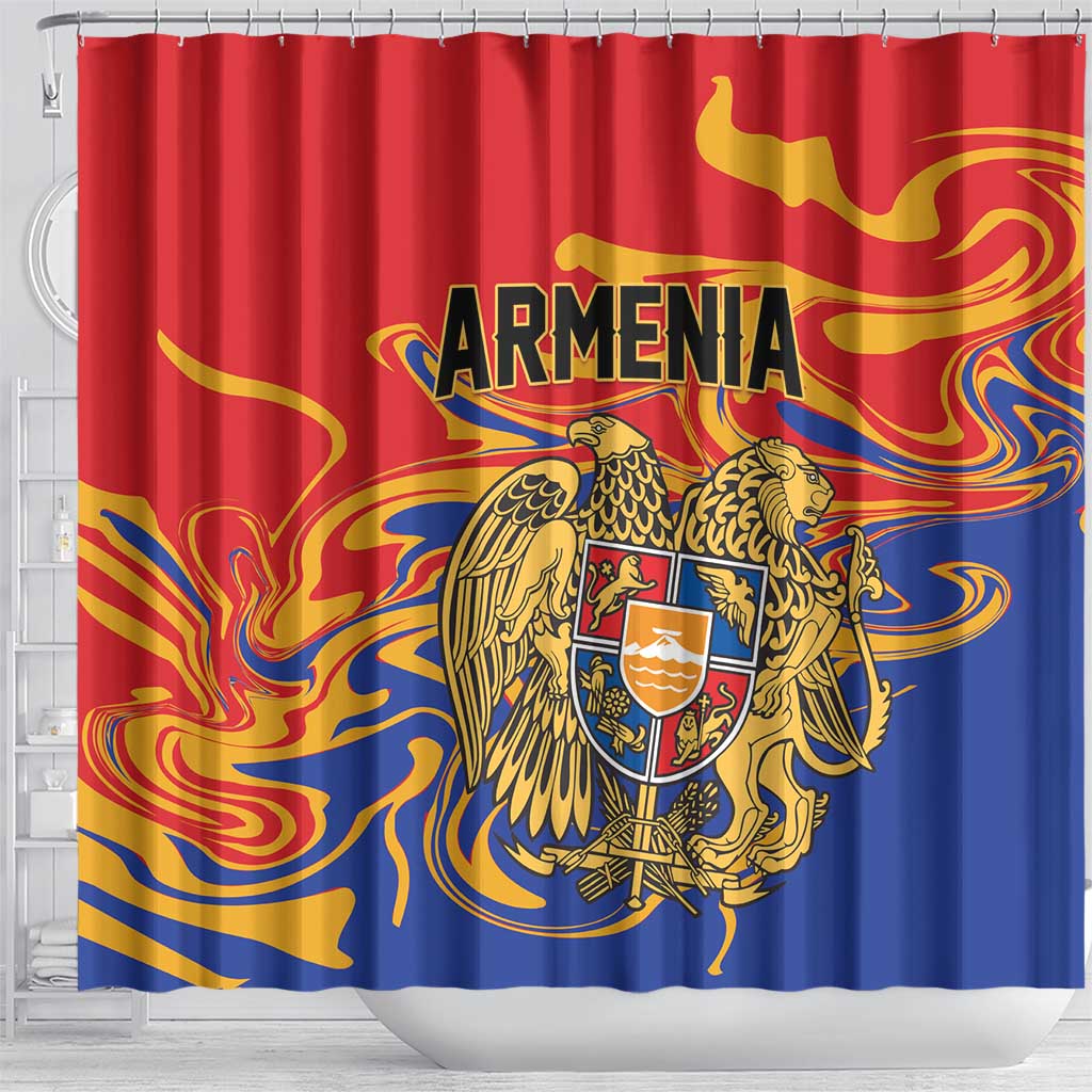 Republic of Armenia Shower Curtain Hayastani Hanrapetut'yun