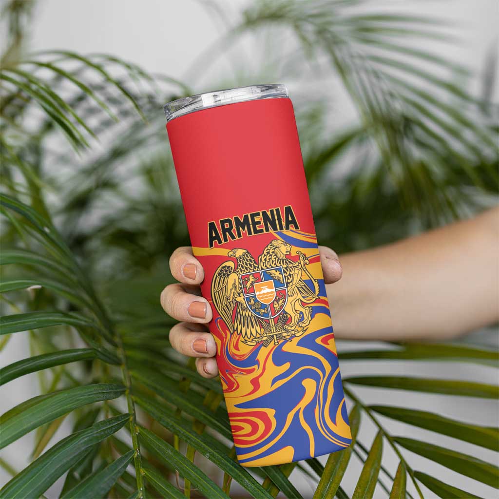 Personalized Republic of Armenia Skinny Tumbler Hayastani Hanrapetut'yun