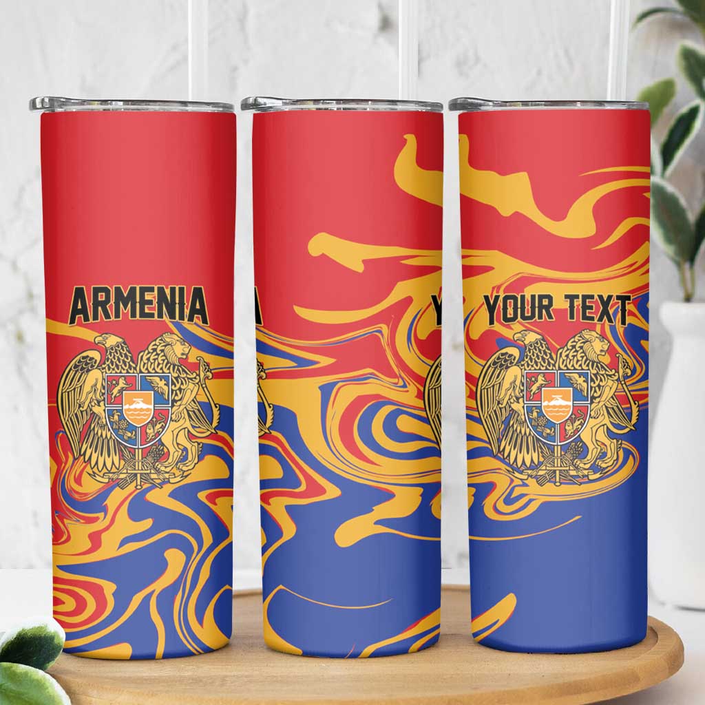 Personalized Republic of Armenia Skinny Tumbler Hayastani Hanrapetut'yun