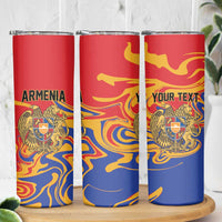 Personalized Republic of Armenia Skinny Tumbler Hayastani Hanrapetut'yun