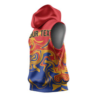 Personalized Republic of Armenia Sleeveless Hoodie Hayastani Hanrapetut'yun