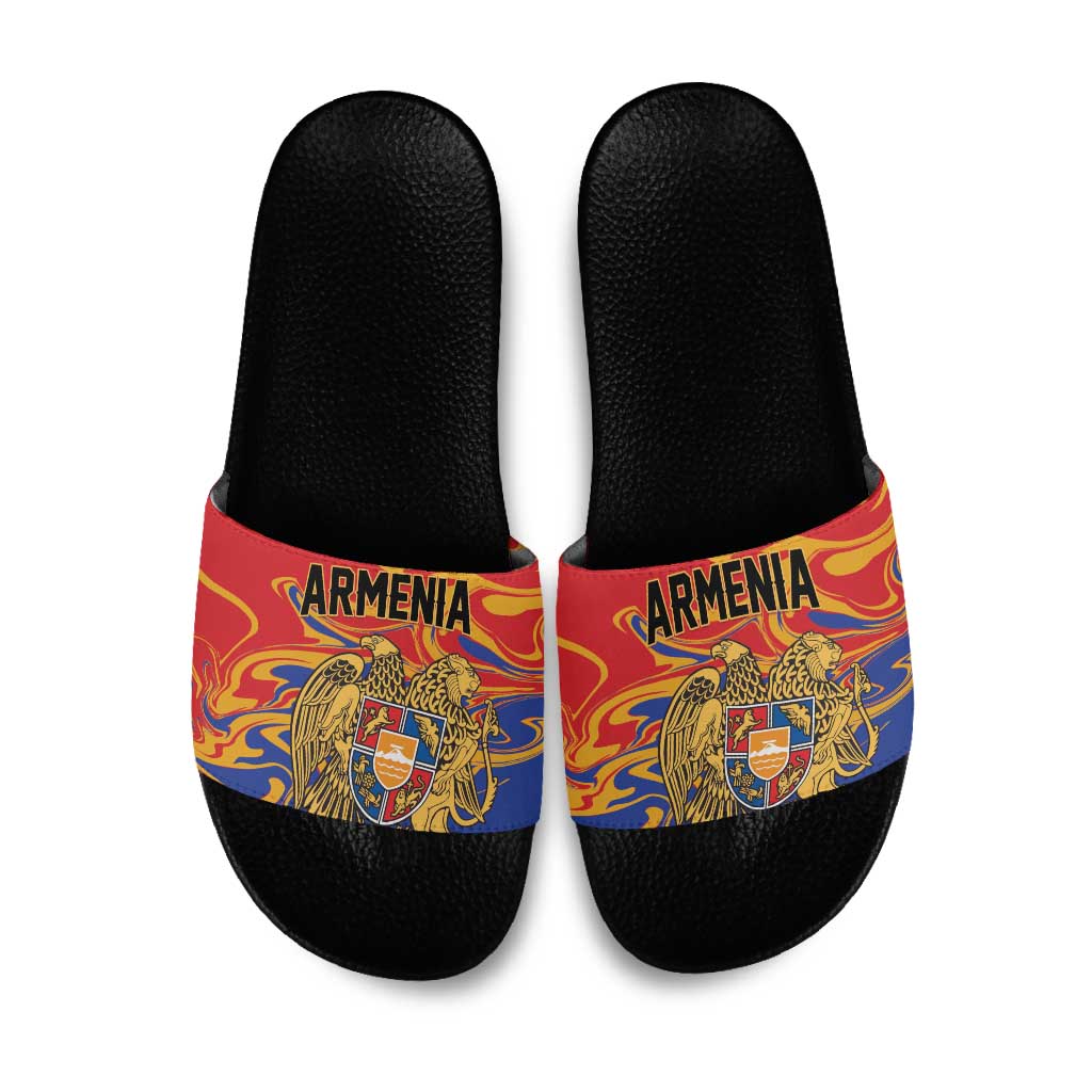 Republic of Armenia Slide Sandals Hayastani Hanrapetut'yun